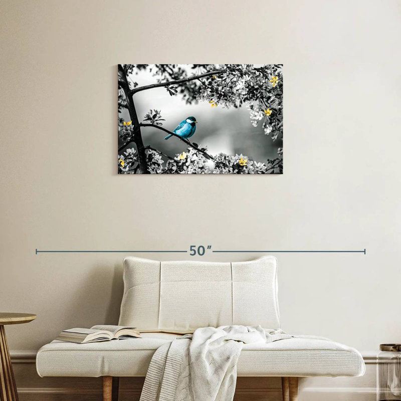 Mésange bleue Brampt, H 20 po x l 30 po