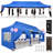30 Ft. W x 10 Ft. D Metal Pop-up Canopy for Parties -98600868