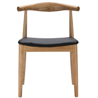 Faux Leather Upholstered Side Chair