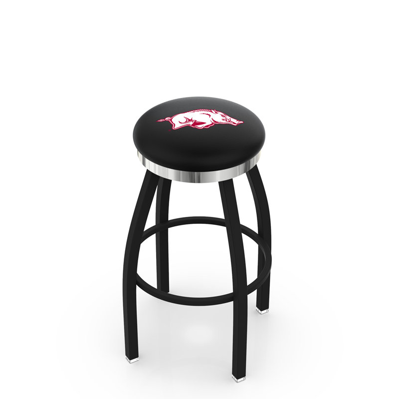 NCAA 36" Swivel Bar Stool, Arkansas