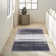 Abstract Machine Washable Polyester/Cotton Area Rug in Cream/Ivory