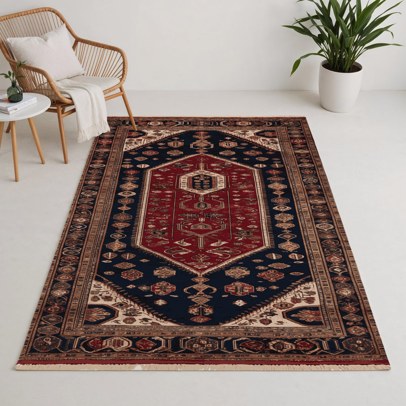 Tapis turc intérieur et extérieur brun, Rectangle 9 pi x 12 pi