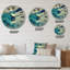 Horloge murale or et fusion liquide Art I - Glam-1017538387