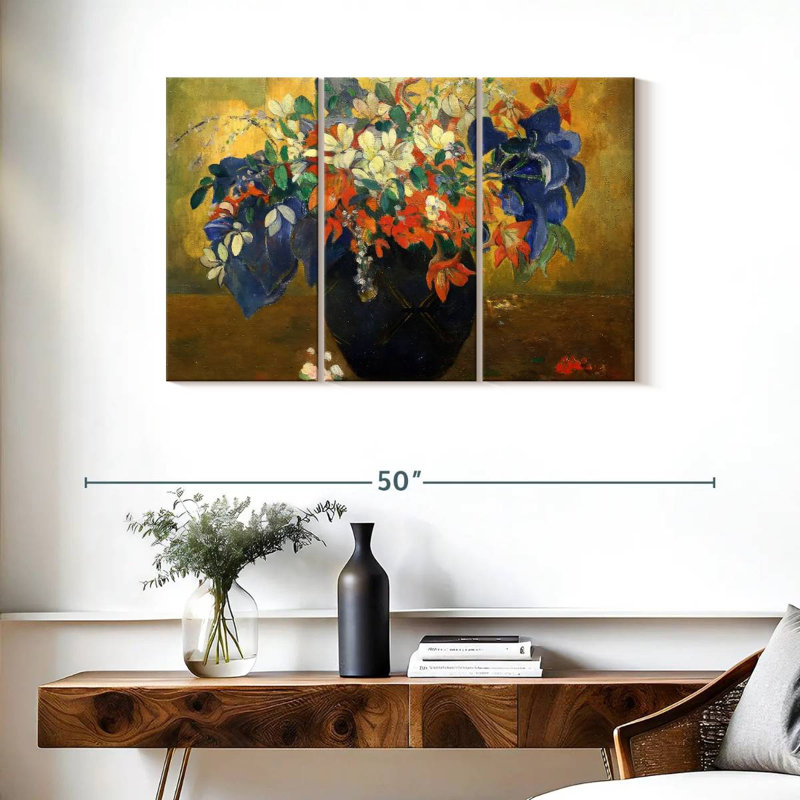 Harnek un vase de fleurs 1896, H 24 po x l 38 po