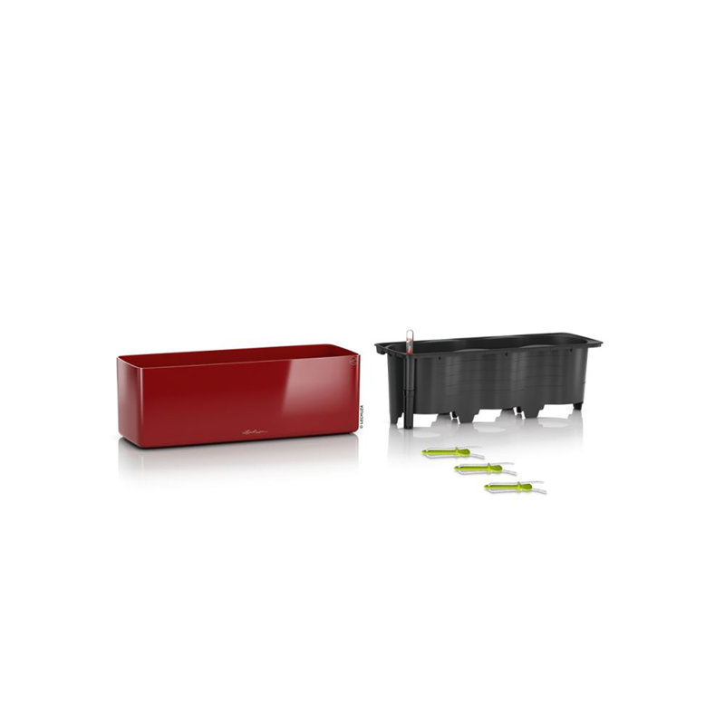 Cube Pot Planter, Scarlet Red