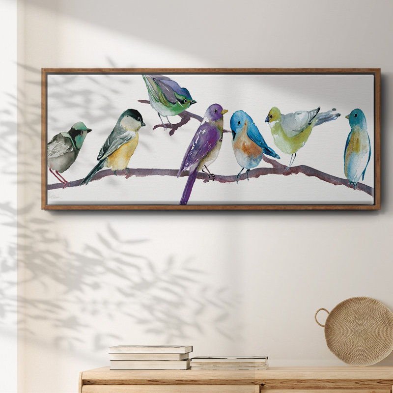 Colorful Spot- Framed Canvas, 8" H x 20" W