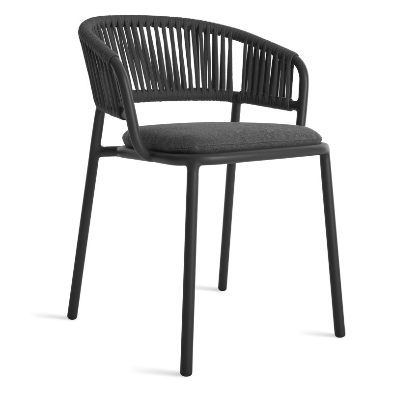 Mate Outdoor Dining Armchair, Toohey Charcoal