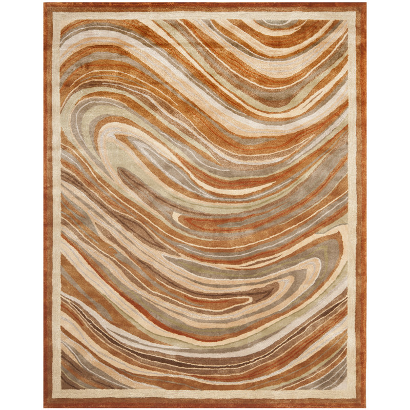 Tapis en laine et viscose touffeté à la main Martha Stewart, Rectangle 7 pi 9 po x 9 pi 9 po