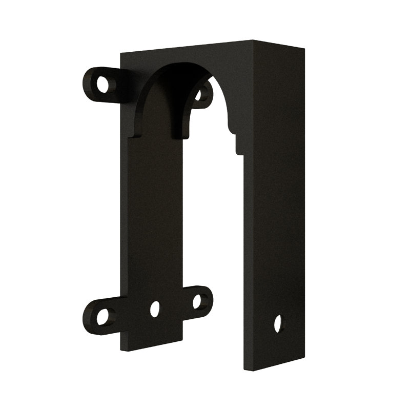 Steel Bracket, Matte Black