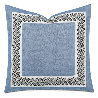 Coussin décoratif indigo
