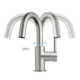 Circular Single Hole Bathroom Faucet with Drain Assembly