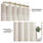 Memory‑Set Linen Textured Light‑Filtering Privacy Curtains for Living Room, Hook Pleat Design(Set of 2)-1591378963-1591378962