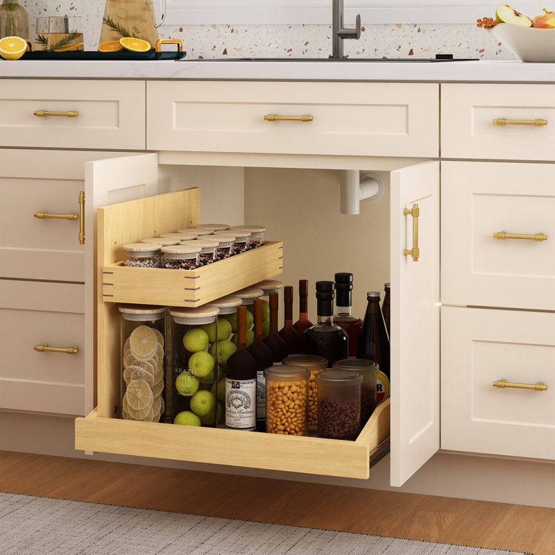 Rangement à 2 niveaux sous le lavabo, H 18,55 po x l 22,5 po x P 20,98 po