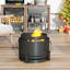 Round Metal Charcoal Smokeless Fire Pit