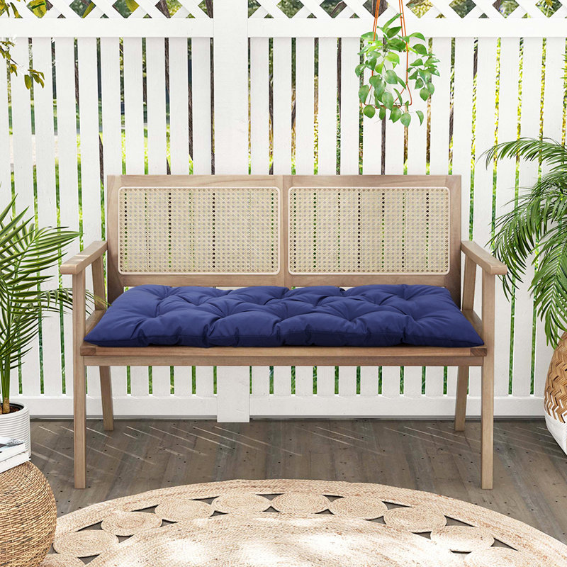 Outdoor Seat Cushion, Navy Blue
