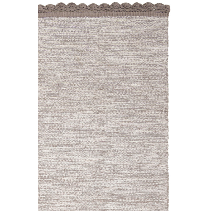 Mohnton Hand Woven Cotton Solid Color Rug, Rectangle 3' x 5'