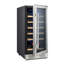 Kalamera Single Zone 37.8cm Built-In 30 Bottle Wine Refrigerator with Reversible Door