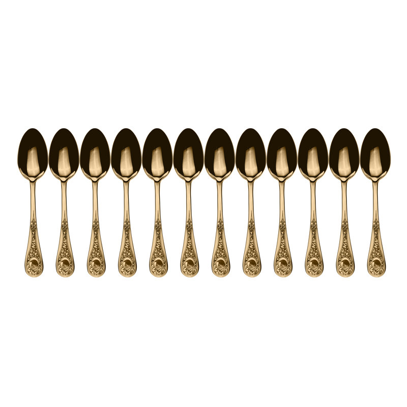 Diana Table Spoon - 12 Pieces - Gold
