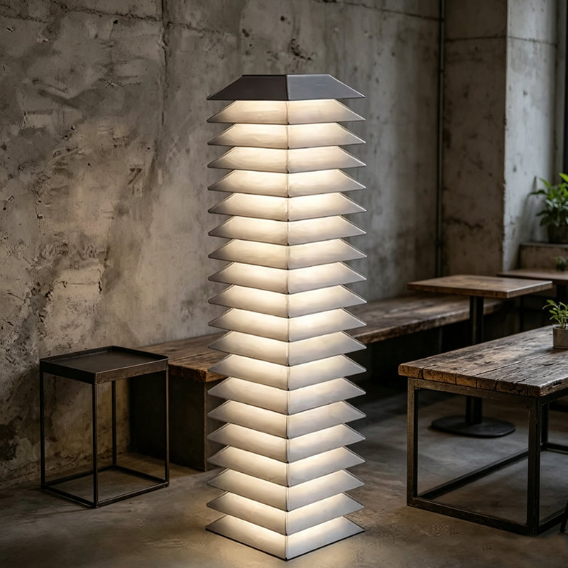 Lampes sur pied en fer noir