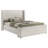 Boucle Upholstered Wingback Platform Bed-1935837250-1937323218