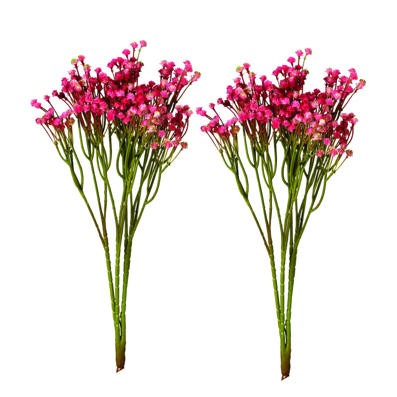 Buisson en plastique 15 po Gypsophila, Rose