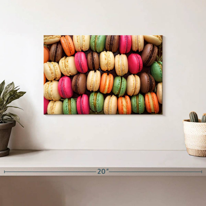 Yarlin Macarons, 8" H x 12" W
