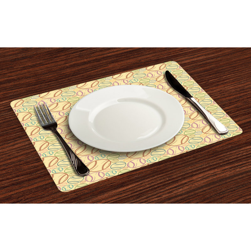 Polyester Sports Rectangle Placemat