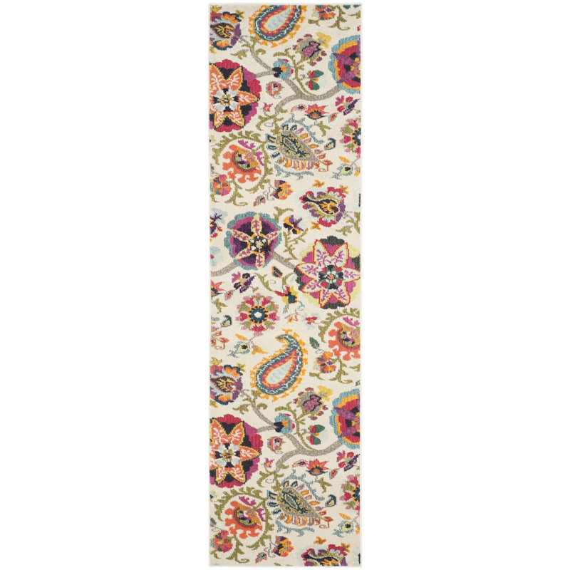 Tapis rose Bungalow Bungalow, Tapis de couloir 2 pi 2 po x 6 pi