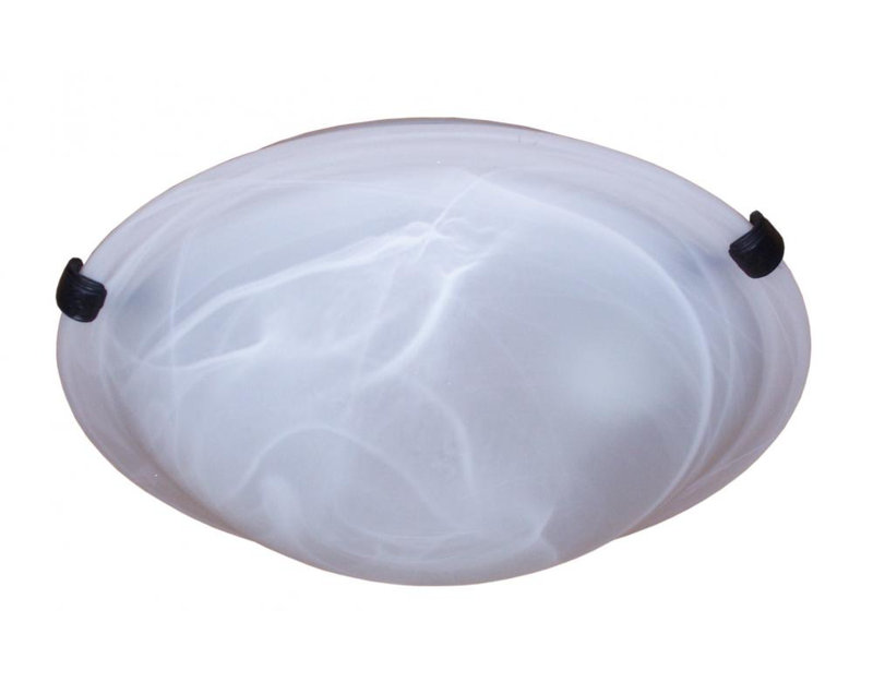 Evadne Flush Mount, Black