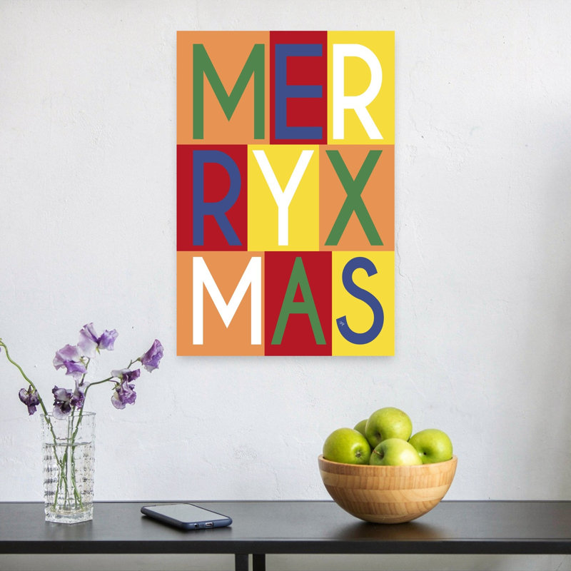 Merry Xmas, 24" H x 16" W