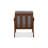 Cue Lounge Chair Gray Dark Walnut-1158745050