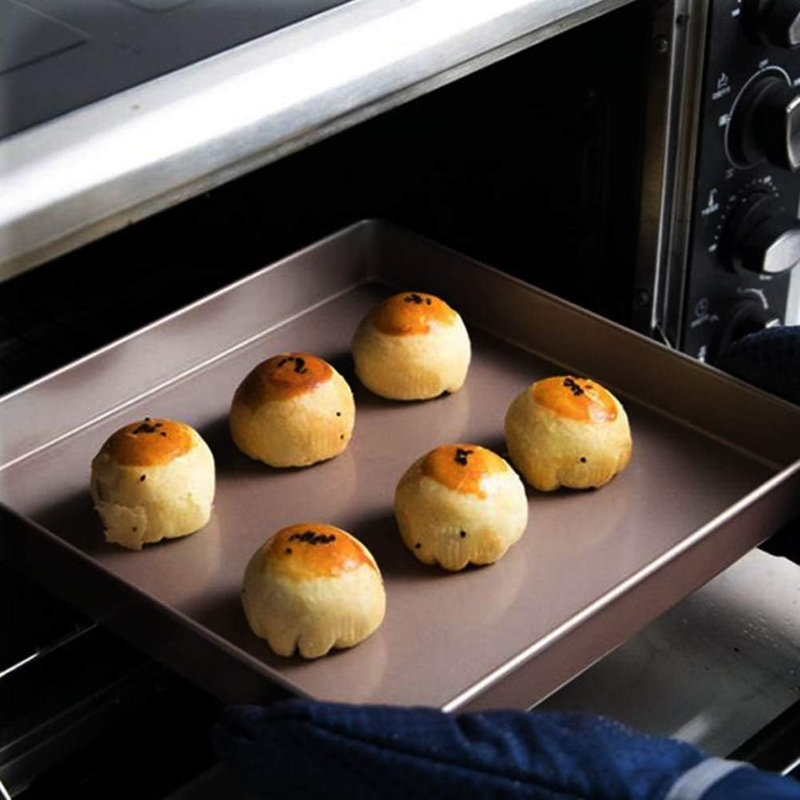 11x11 Inch Gold Nonstick Carbon Steel Square Baking Pan