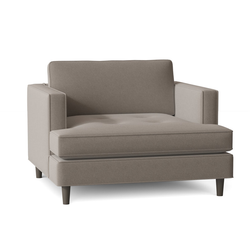 Upholstered Armchair, Gypsy Platinum Performance Microfiber