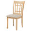 Ensemble de chaises de salle à manger en bois de chêne clair Davis (ensemble de 2)