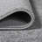Asaiah Solid Low-Pile Light Gray Rug-1596829507