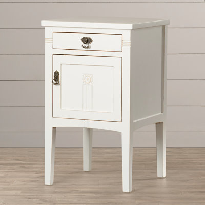 Zelda Solid Wood Bedside Table