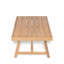 Table basse de patio en bois d'acacia