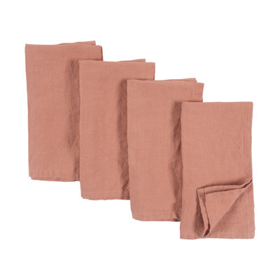 Serviette 100% lin lavé à la pierre Alvia, 20 po x 20 po