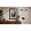 Musicians in Blue Modern - Framed Print-341610110-341610107