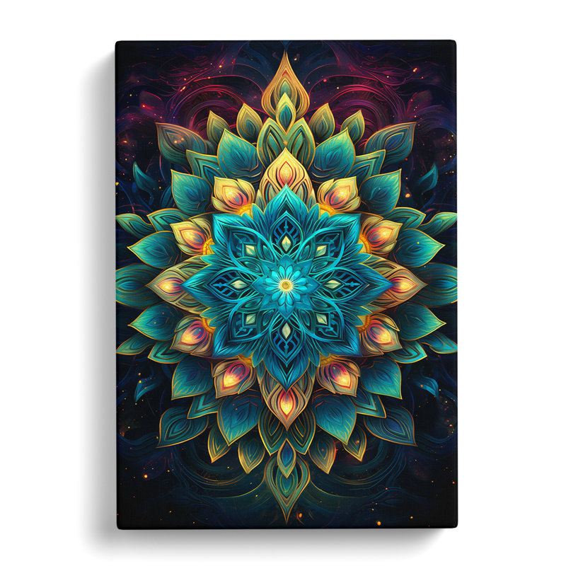 Mandala Informel No.4 - Wrapped Canvas, 60cm H x 40cm W x 3cm D
