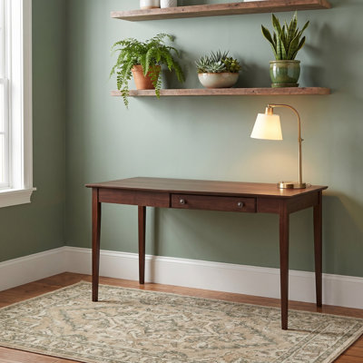 Malani Solid Wood Wedge Desk Left