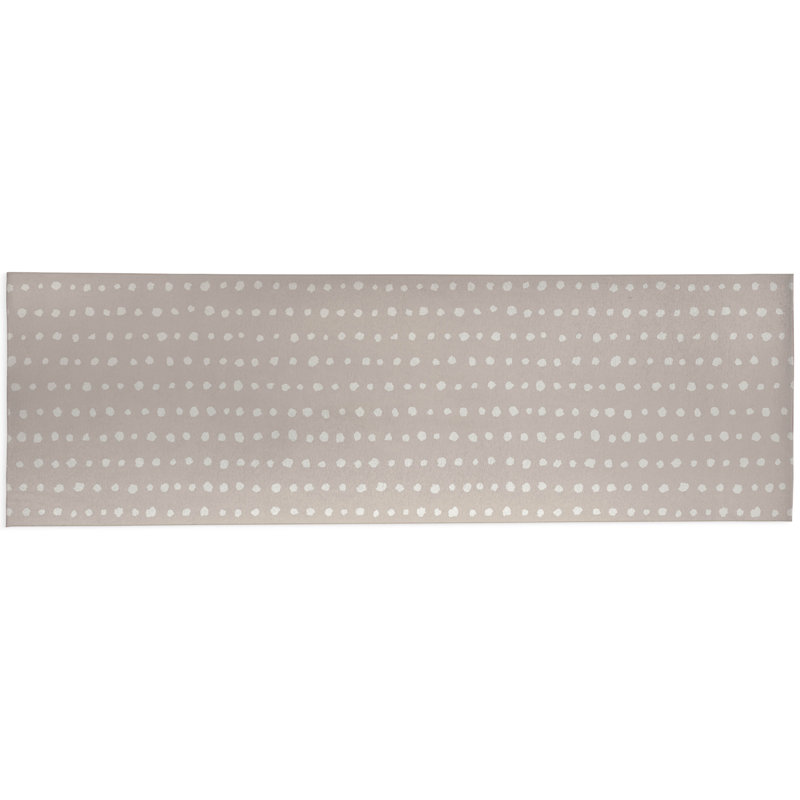 Dot Row Non-Slip Outdoor Rug, Runner 2'6" x 8'