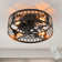 50cm Farmhouse Reversible Caged Ceiling Fan with Light Kit and Remote