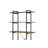 Rustic Oak & Black Finish Bookshelf