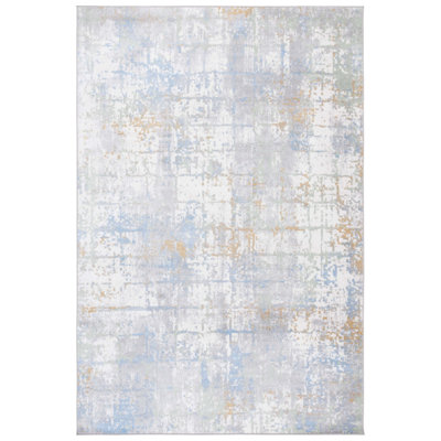 Bayside Performance Machine Washable Abstract Rug