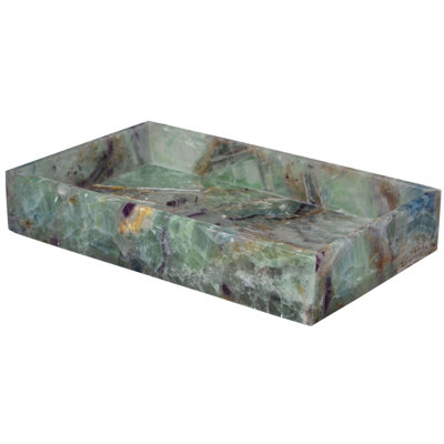 Gemstone Flourite Vanity Tray