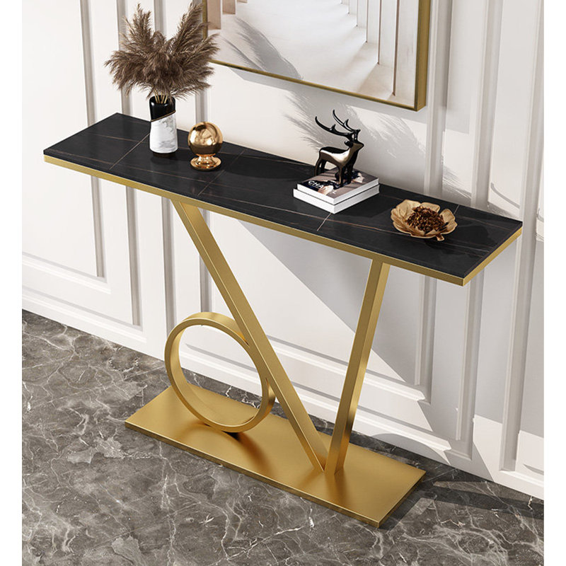 Canapé d'entrée en marbre fritté Marble, Black
