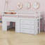 Lit mezzanine avec tiroirs et tablette-106488094