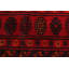 Tapis rouge Teimani 4 pi 6 po x 6 pi 11 po