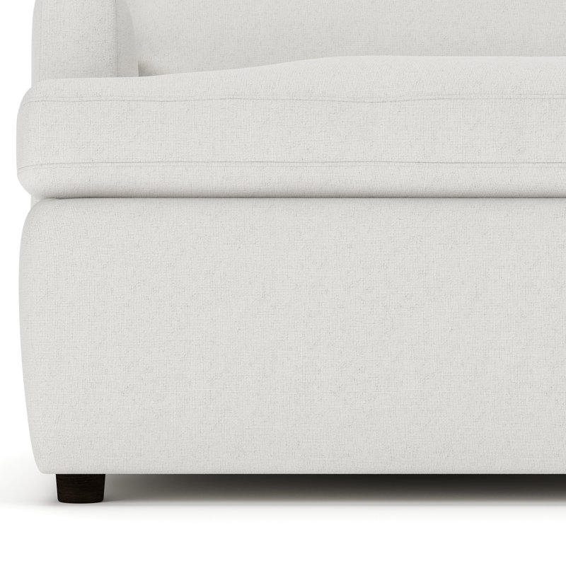 Causeuse rembourrée Essex, Natté Macarena beige